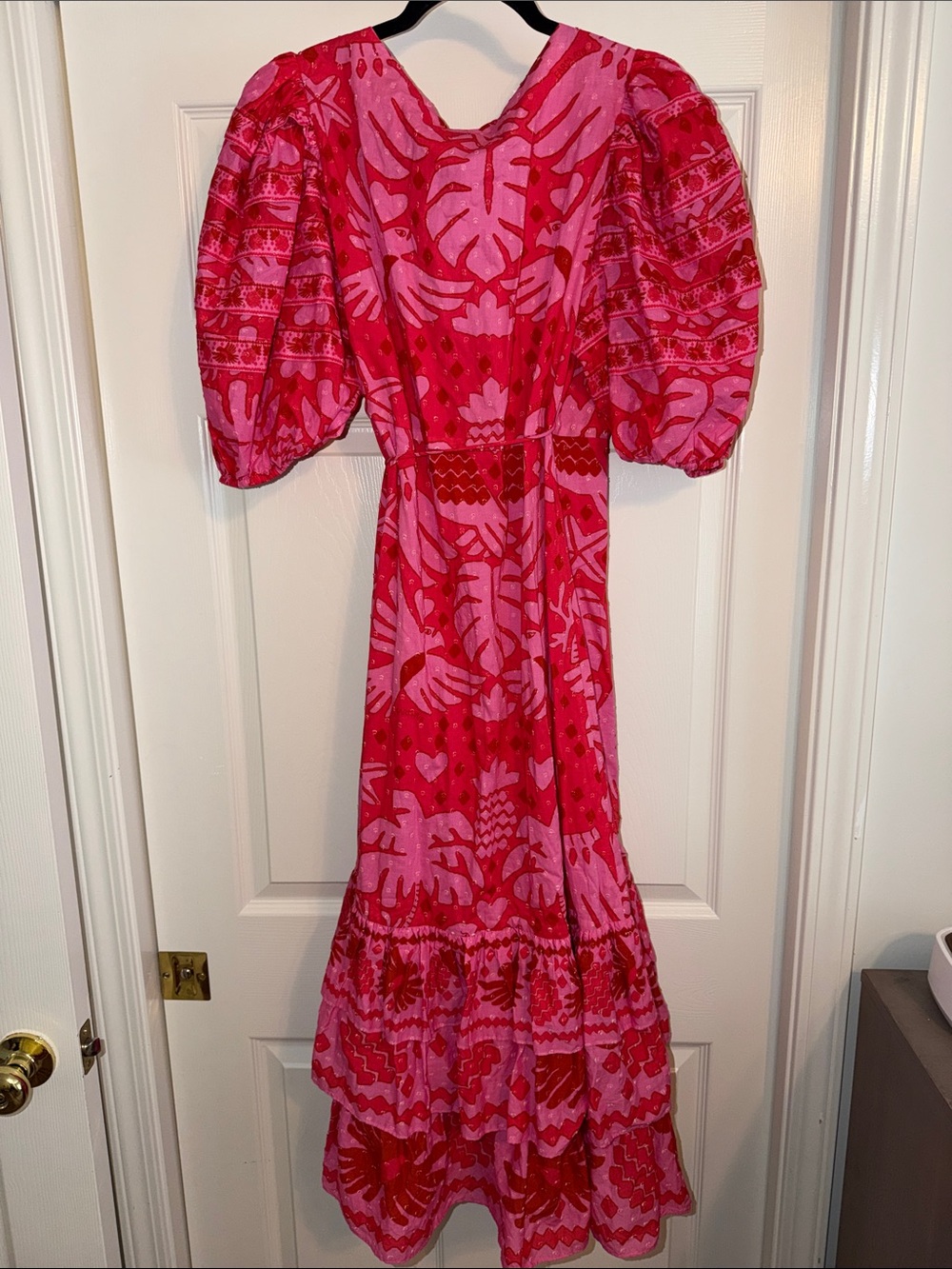 FARM Rio Jungle Tiered Skirt Wrap Dress Size M - Picture 5 of 6